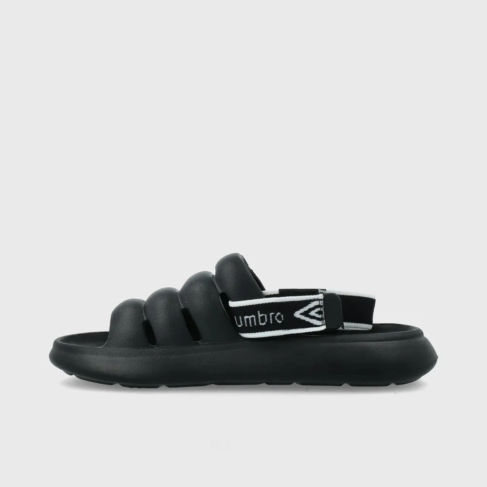 Umbro Womens Slide Backstrap Sandal Black/White _ 174099 _ Black sold by Tekkie Town product image thumbnail 3