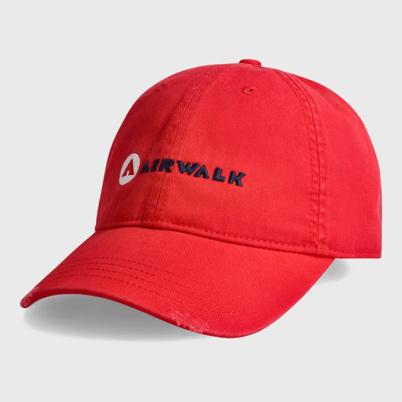Airwalk Linear Dad Cap Red sold by Tekkie Town