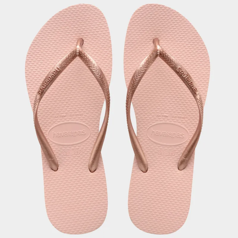 Havaianas Womens Slim Thongs Pink _ 170568 _ Pink sold by Tekkie Town