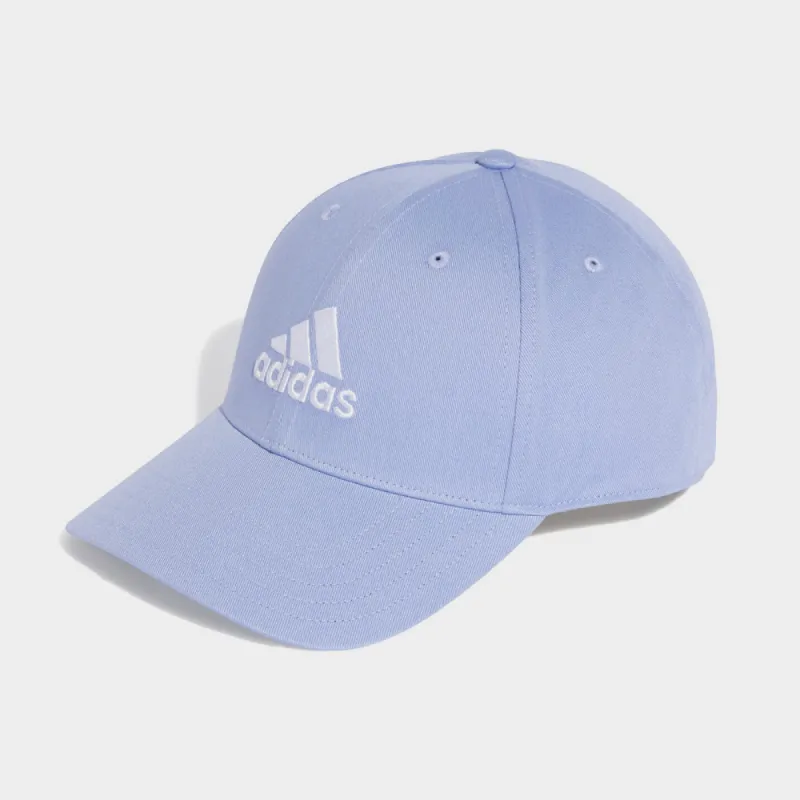 Adidas Unisex Cotton Twill Baseball Cap Blue/White _ 182417 _ Blue sold by Tekkie Town