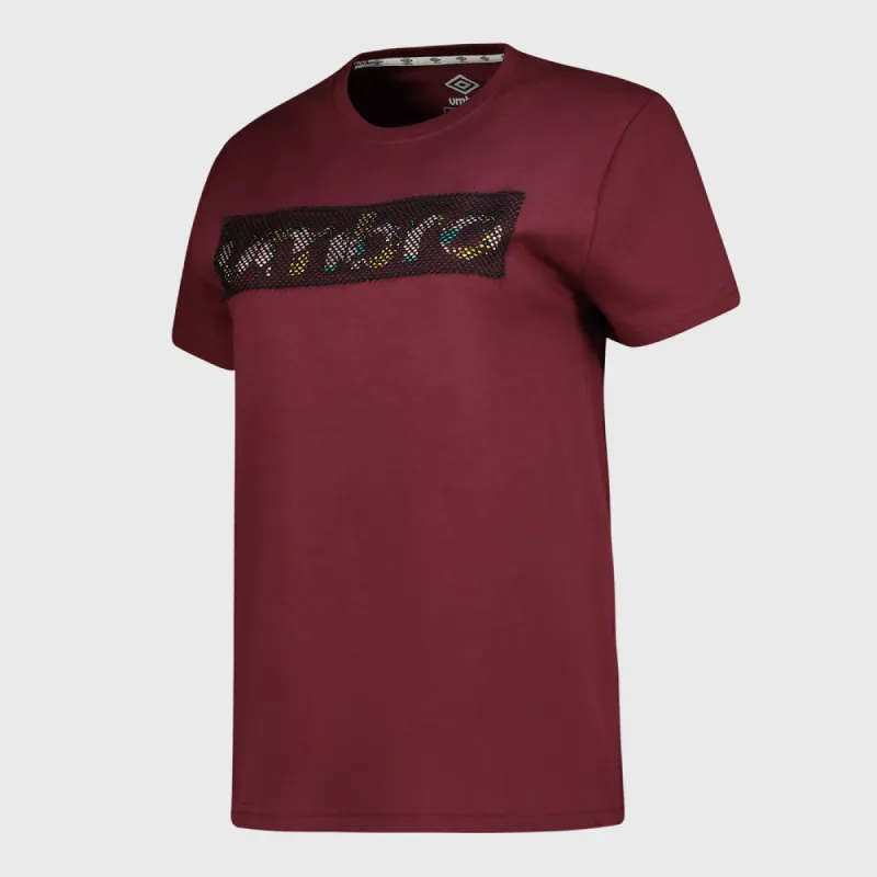 Umbro Womens Lucia Tee Red _ 181175 _ Red sold by Tekkie Town