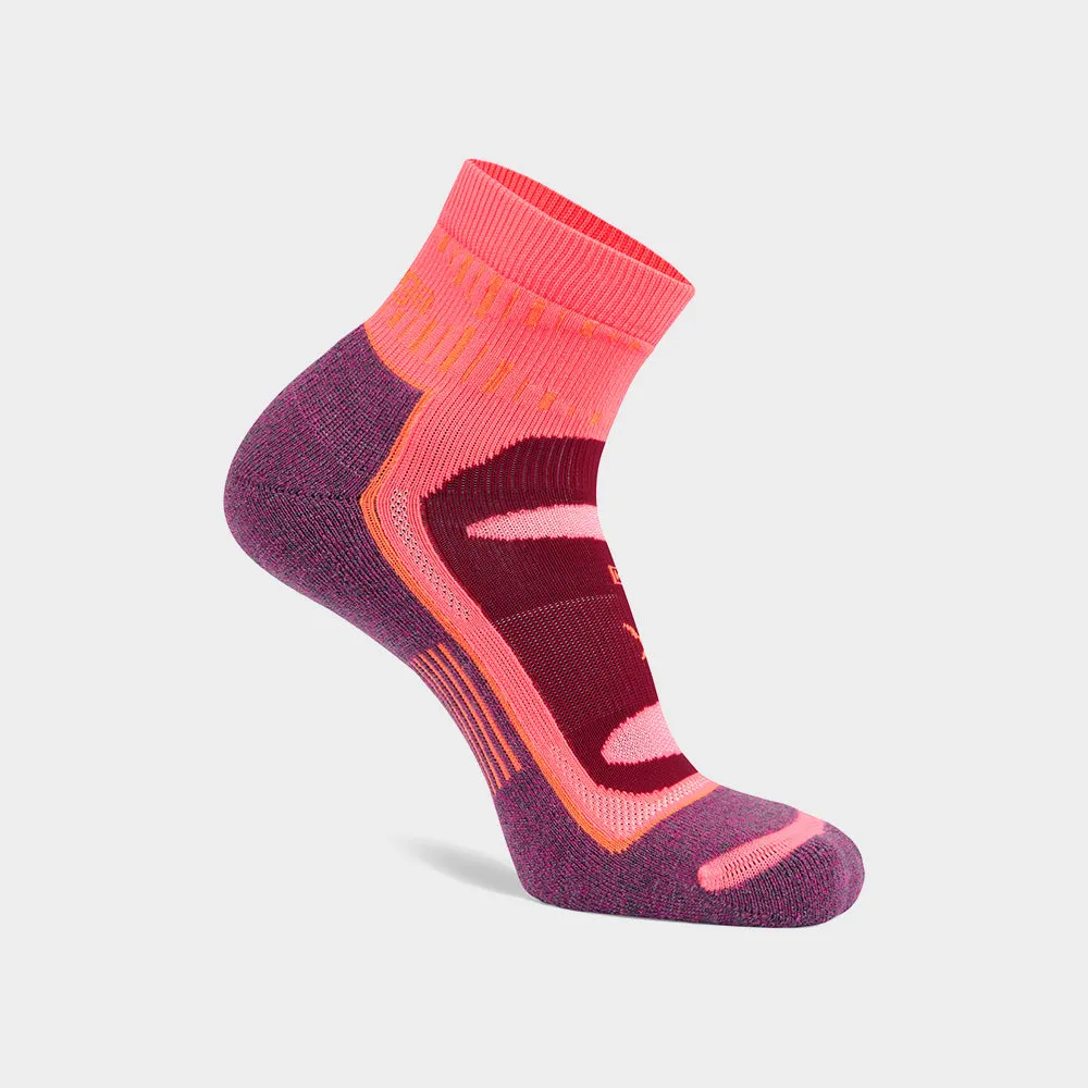 Balega Unisex Anklet Blister Resist Running Sock Pink/Multi _ 180813 _ Pink sold by Tekkie Town product image thumbnail 2