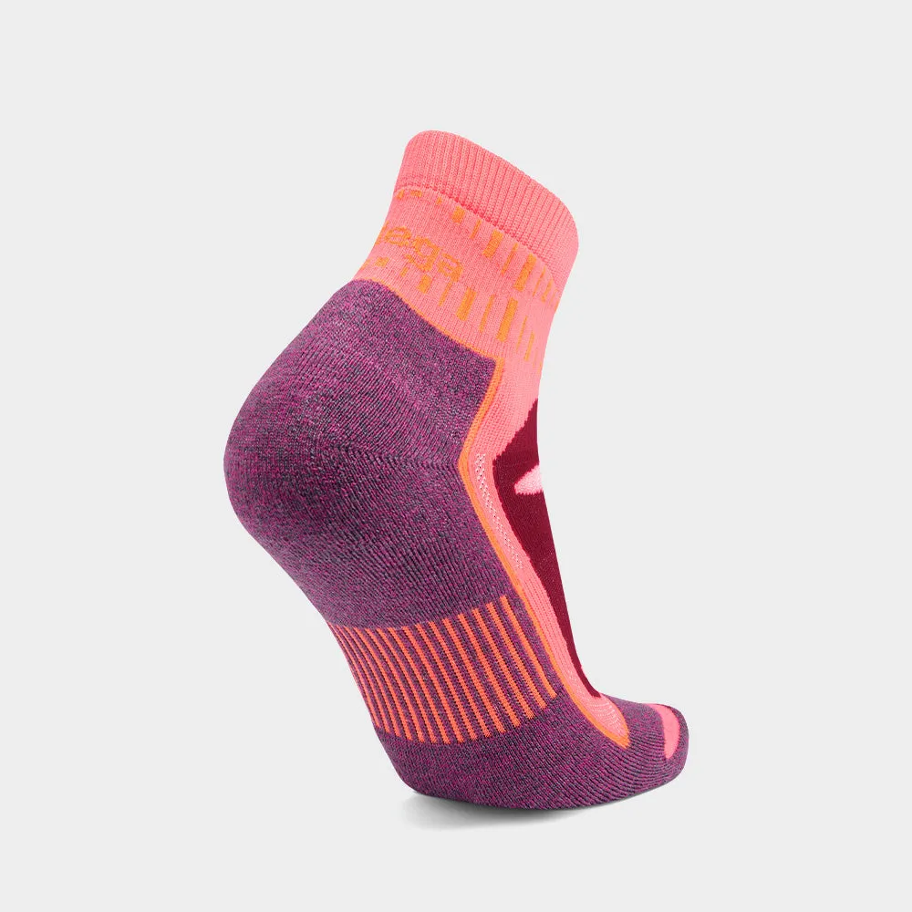 Balega Unisex Anklet Blister Resist Running Sock Pink/Multi _ 180813 _ Pink sold by Tekkie Town product image thumbnail 4