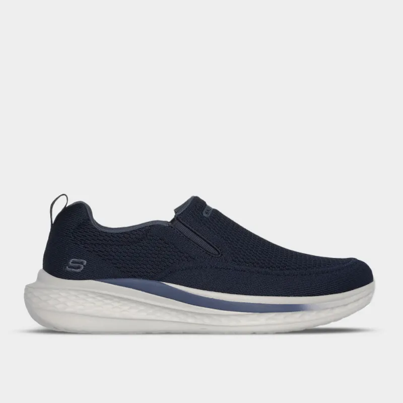 Skechers Mens Slade Sneaker Navy/white _ 181486 _ Navy sold by Tekkie Town