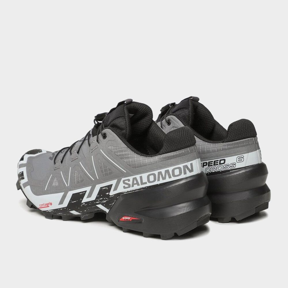 Salomon Mens Speedcross 6 Trail Running Black/grey _ 180269 _ Black sold by Tekkie Town product image thumbnail 2