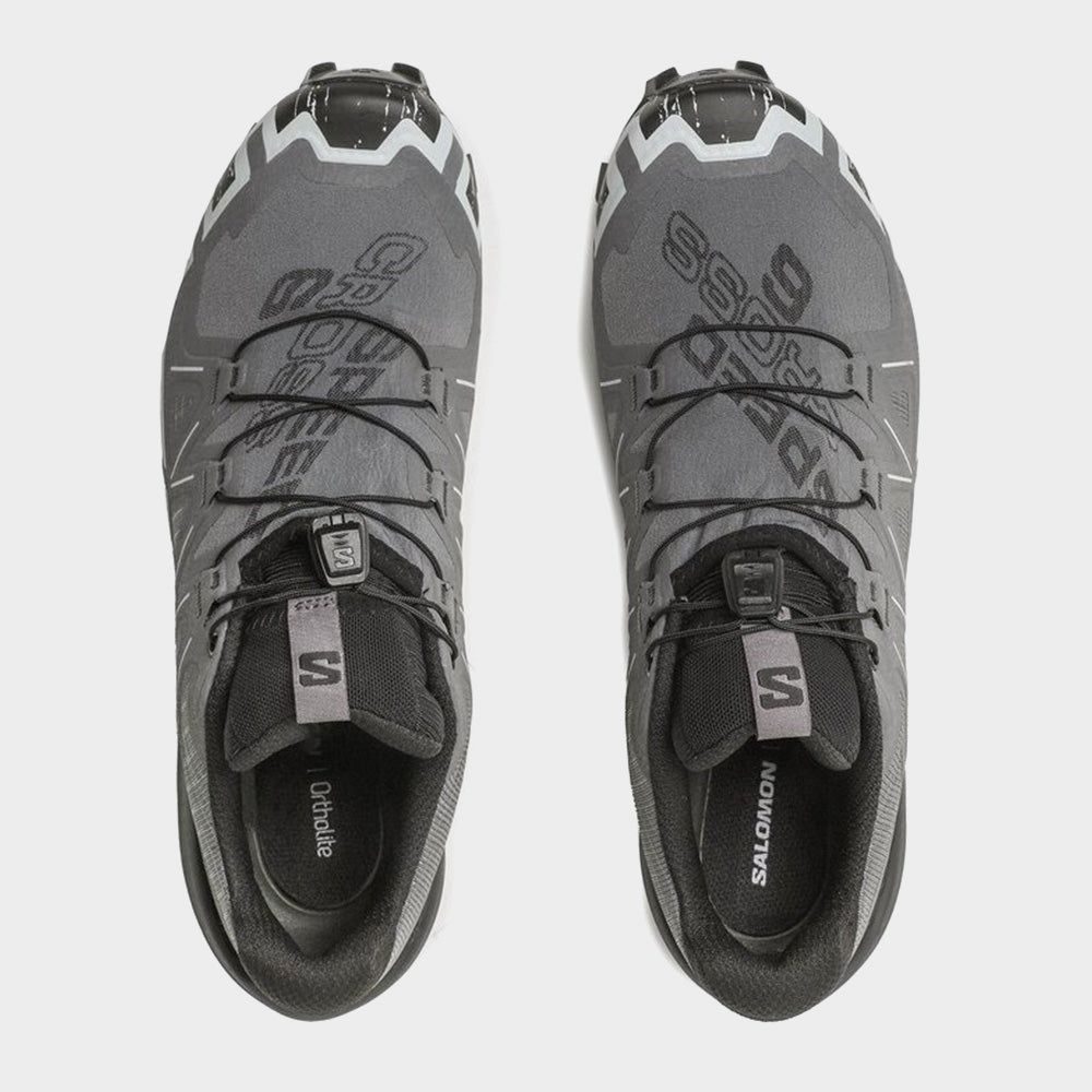 Salomon Mens Speedcross 6 Trail Running Black/grey _ 180269 _ Black sold by Tekkie Town product image thumbnail 4