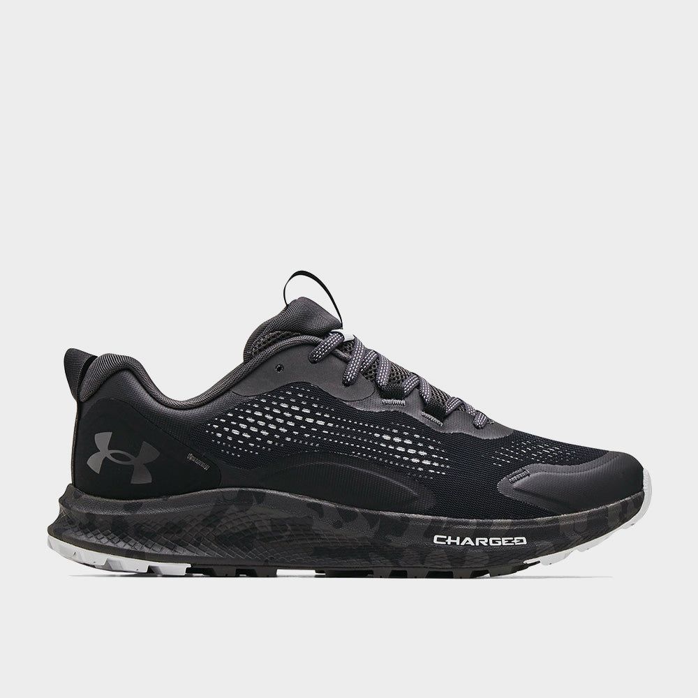 Under Armour Mens Charged Bandit Trail 2 Running Black/black _ 173686 _ Black sold by Tekkie Town