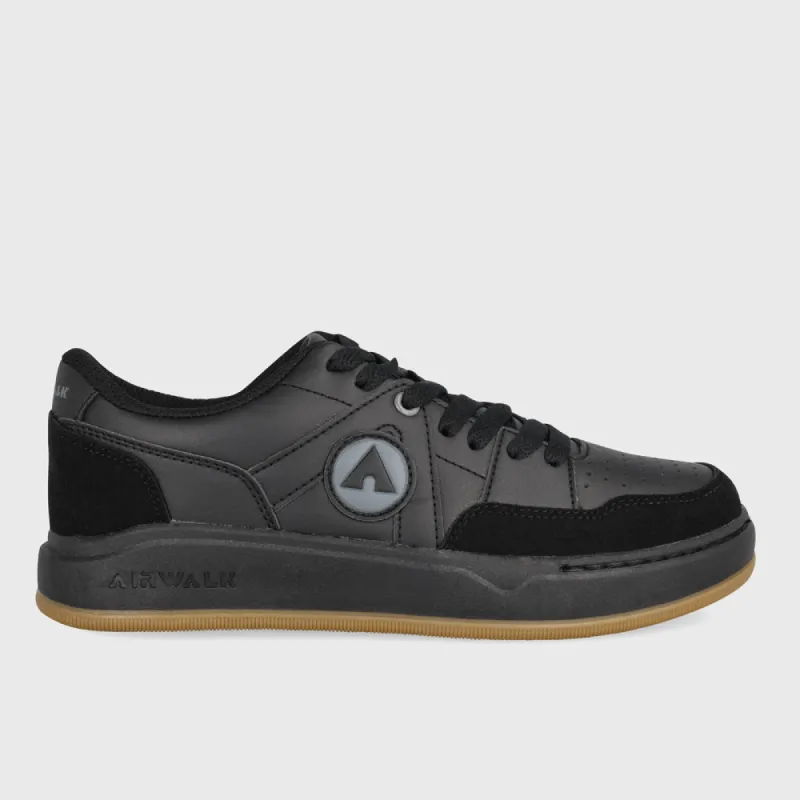 Airwalk Mens Clark X Sneaker Black/black _ 181365 _ Black sold by Tekkie Town
