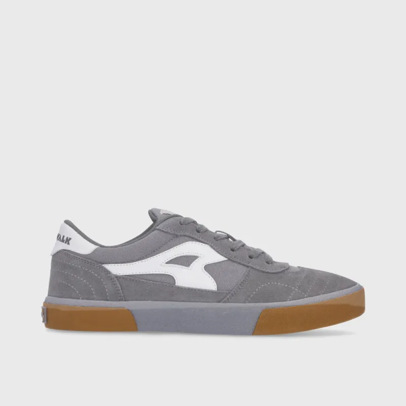 Airwalk Mens Aurora Low Canvas Sneaker Grey/White/Gum _ 181593 _ Grey sold by Tekkie Town