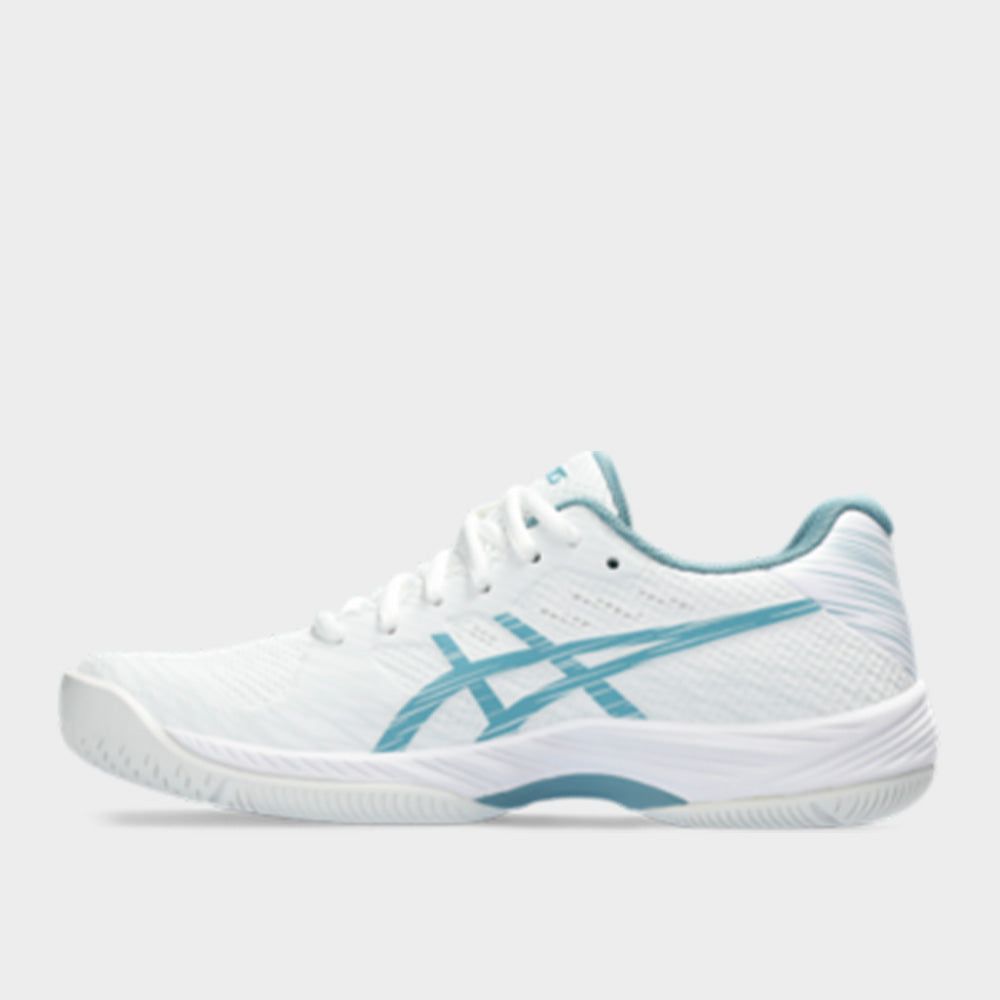 Asics Women's Gel Game 9 Court White/blue _ 173927 _ White sold by Tekkie Town product image thumbnail 2