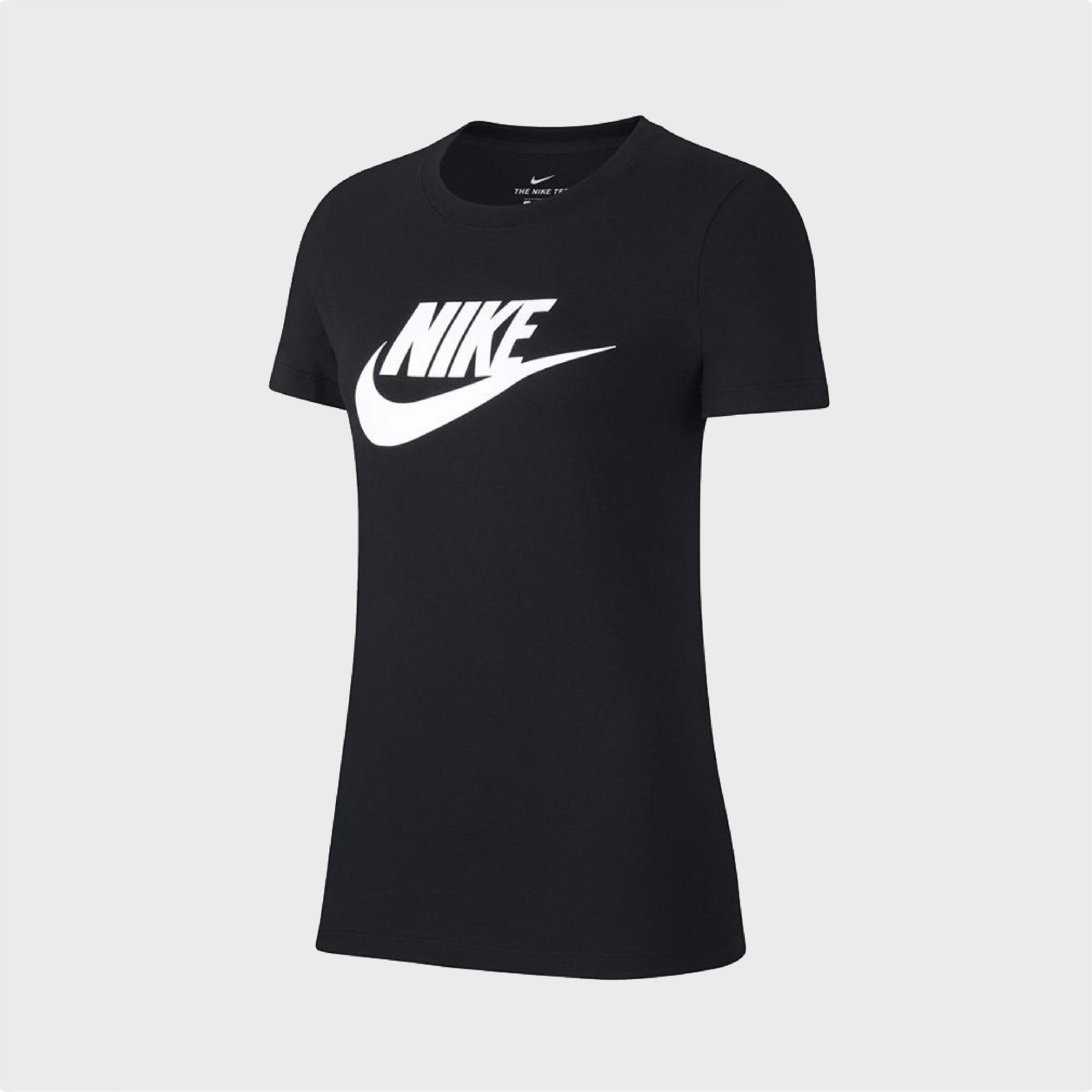 Nike Womens NSW Essential Icon Futura Tee Black sold by Tekkie Town