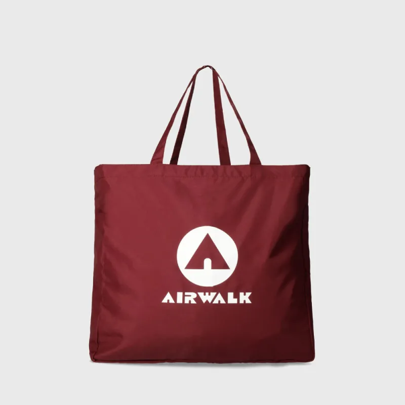 Airwalk Unisex Basic Tote Bag Burgundy _ 181846 _ Red sold by Tekkie Town