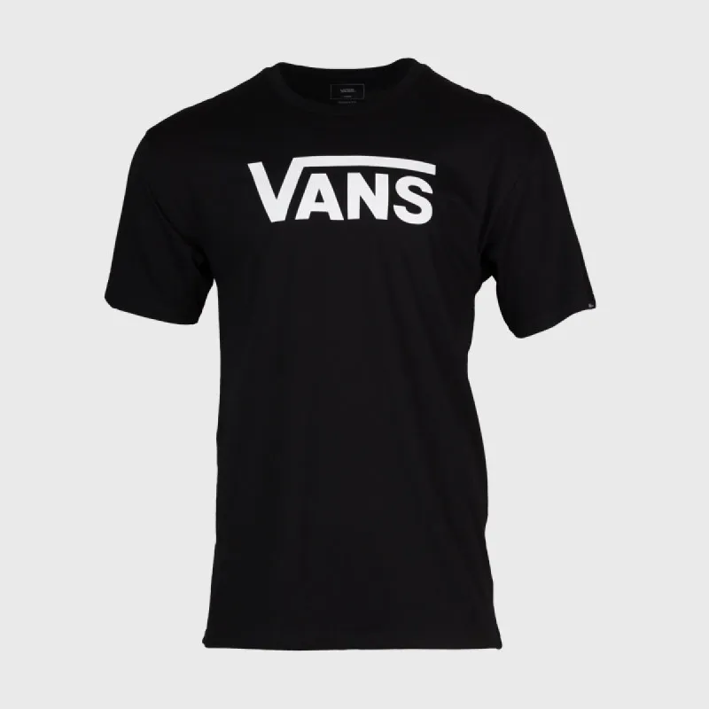 Vans Mens Classic T-shirt Black/White _ 166313 _ Black sold by Tekkie Town