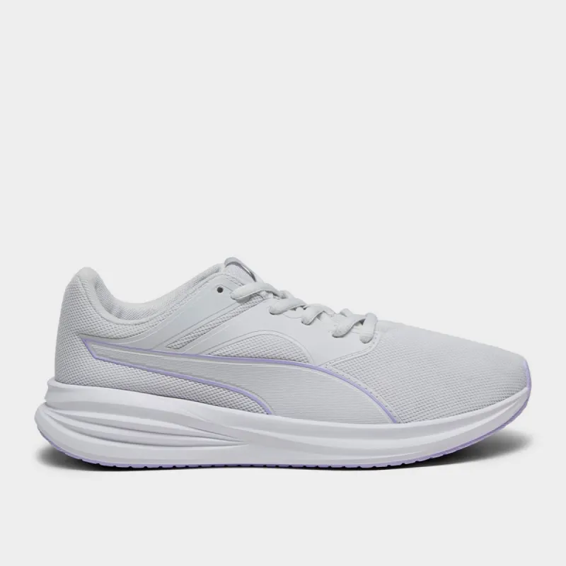 Puma Womens Transport Sneaker Grey/White _ 173656 _ Grey sold by Tekkie Town