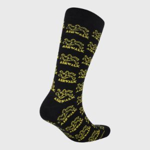 Airwalk 3 Pack Checkerboard Crew Sock Black sold by Tekkie Town