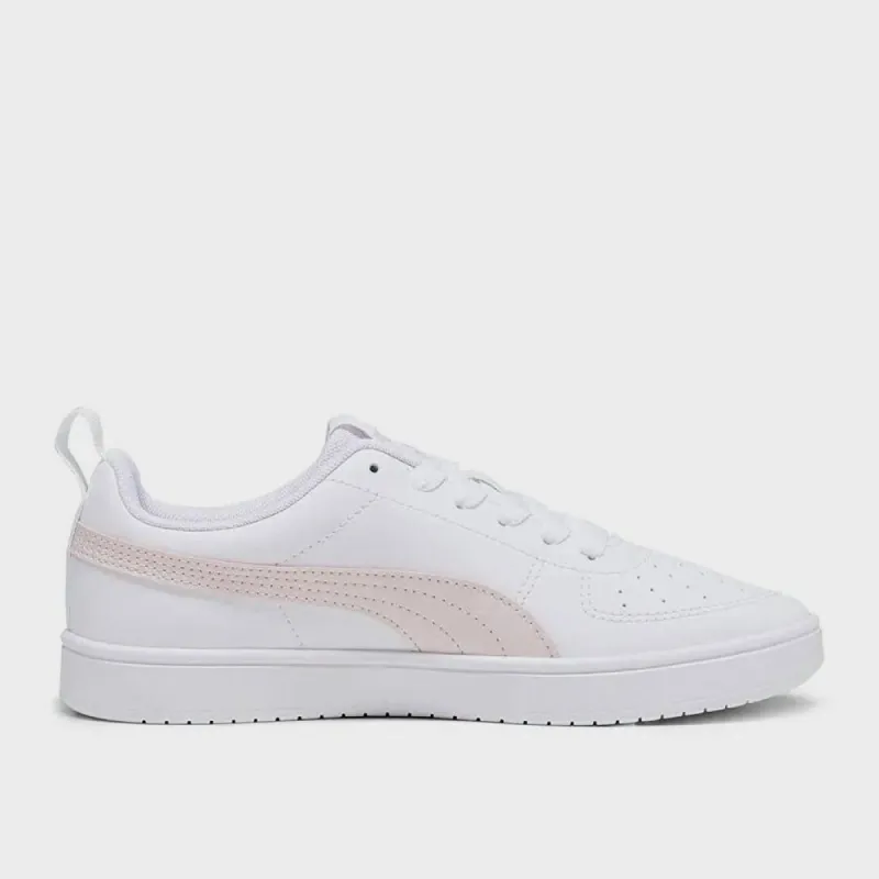 Puma Women's Rickie Sneaker White/pink _ 181392 _ White sold by Tekkie Town