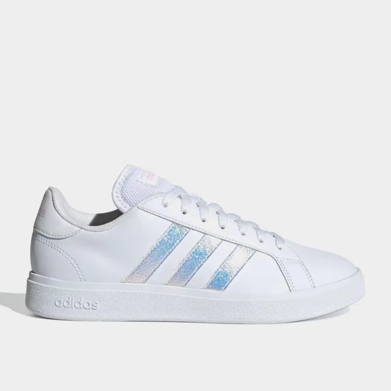 Adidas Women's Grand Court Base 2.0 Sneaker White/blue _ 181334 _ White sold by Tekkie Town