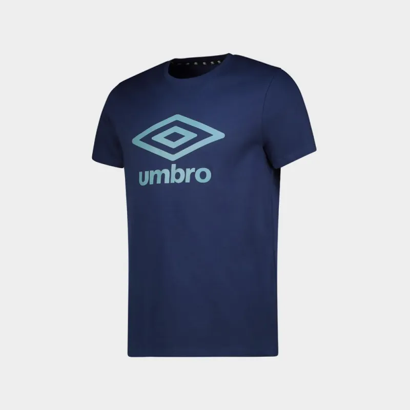 Umbro Mens Henderson Tee Blue _ 181154 _ Blue sold by Tekkie Town