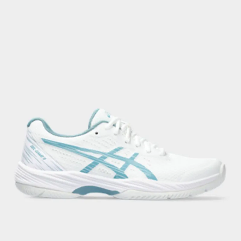 Asics Women's Gel Game 9 Court White/blue _ 173927 _ White sold by Tekkie Town