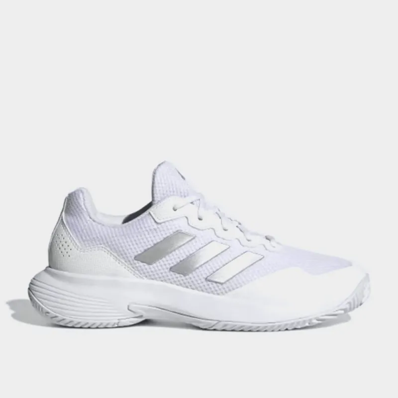 Adidas Womens Gamecourt 2 Tennis Shoes White sold by Tekkie Town