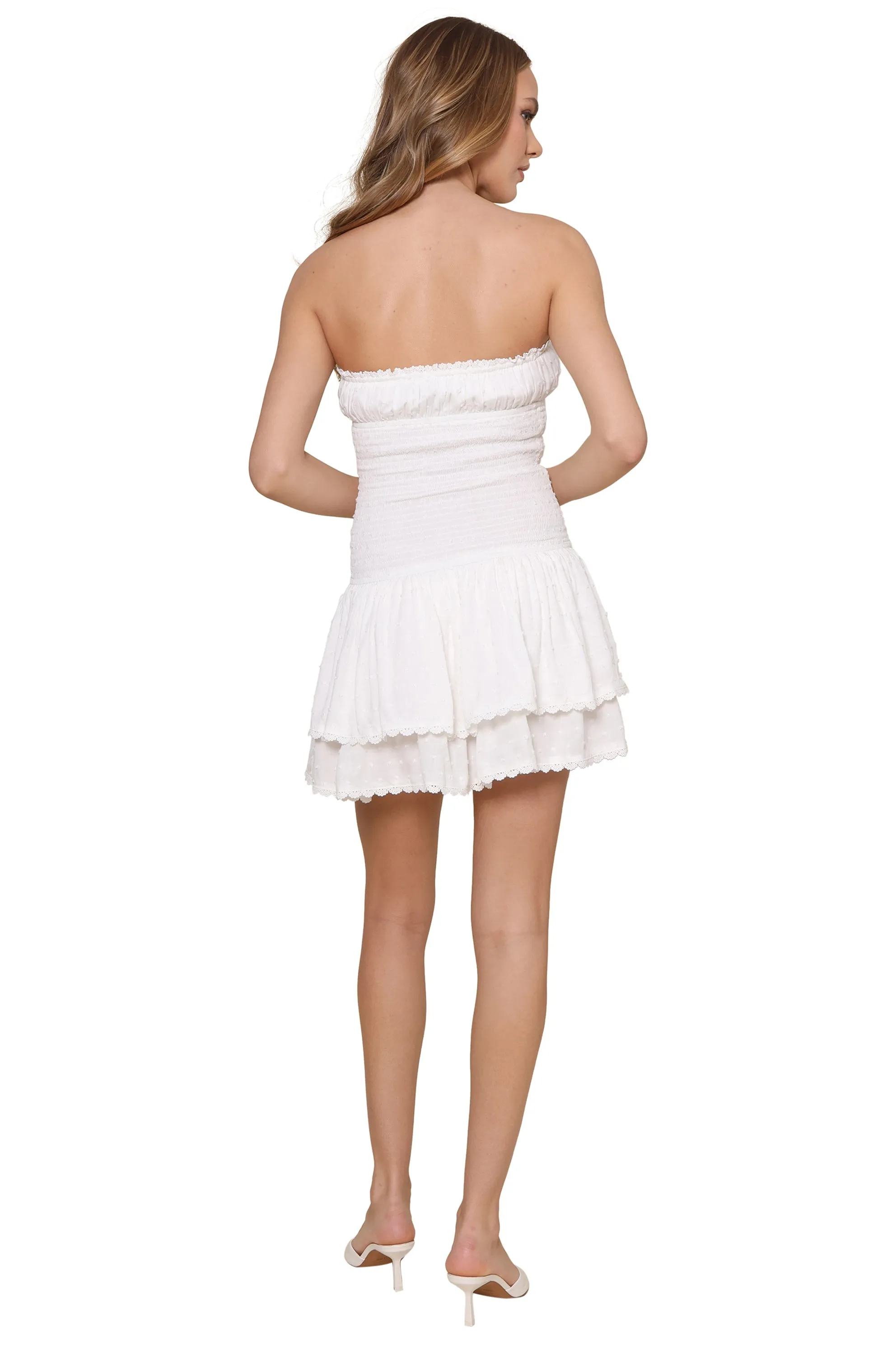 Katie Swissdot Strapless Dress sold by Mixology product image thumbnail 3