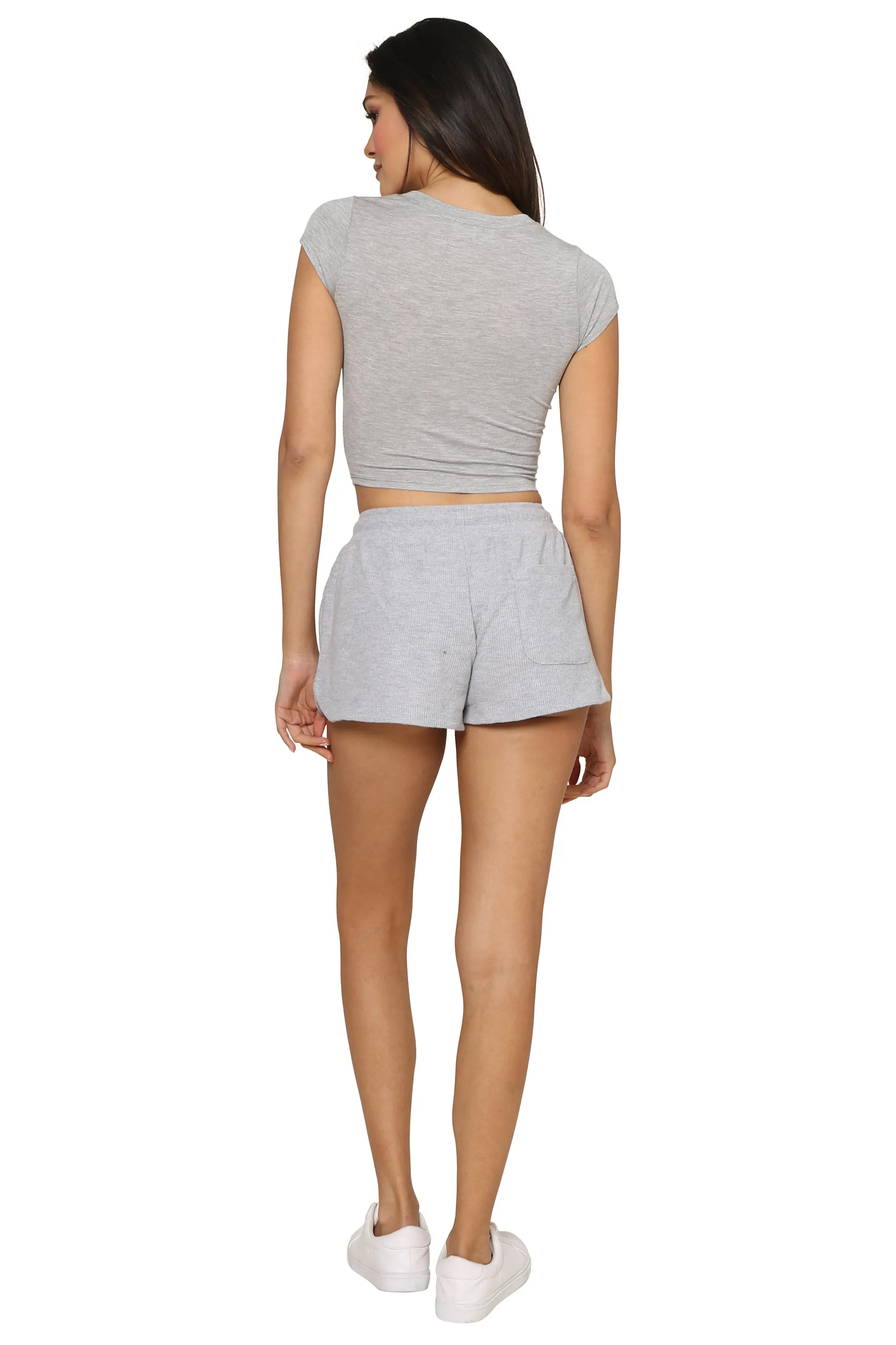 Short Sleeve Crop Top sold by Mixology product image thumbnail 4
