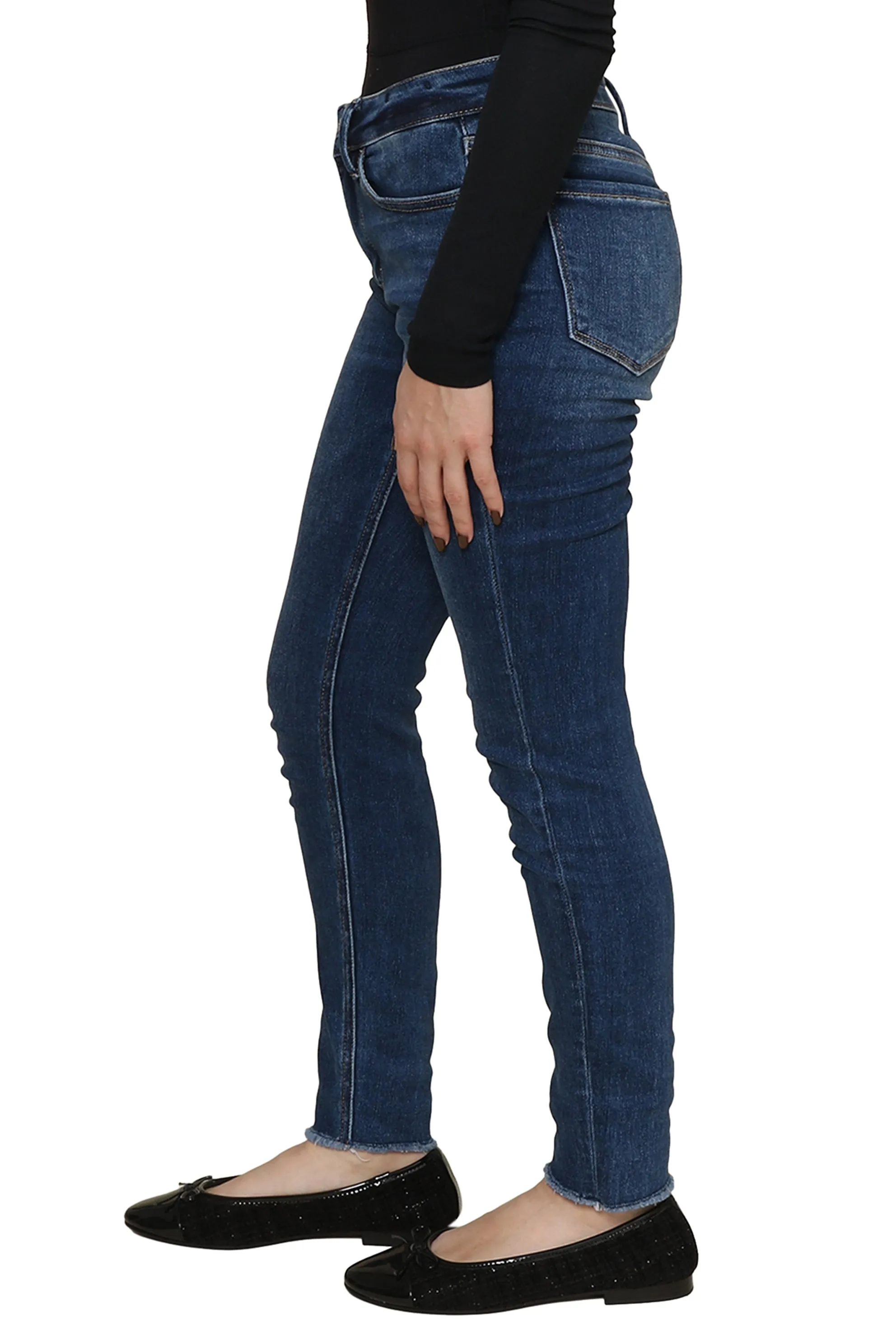 Dark Brew Mid Rise Crop Skinny sold by Mixology product image thumbnail 2