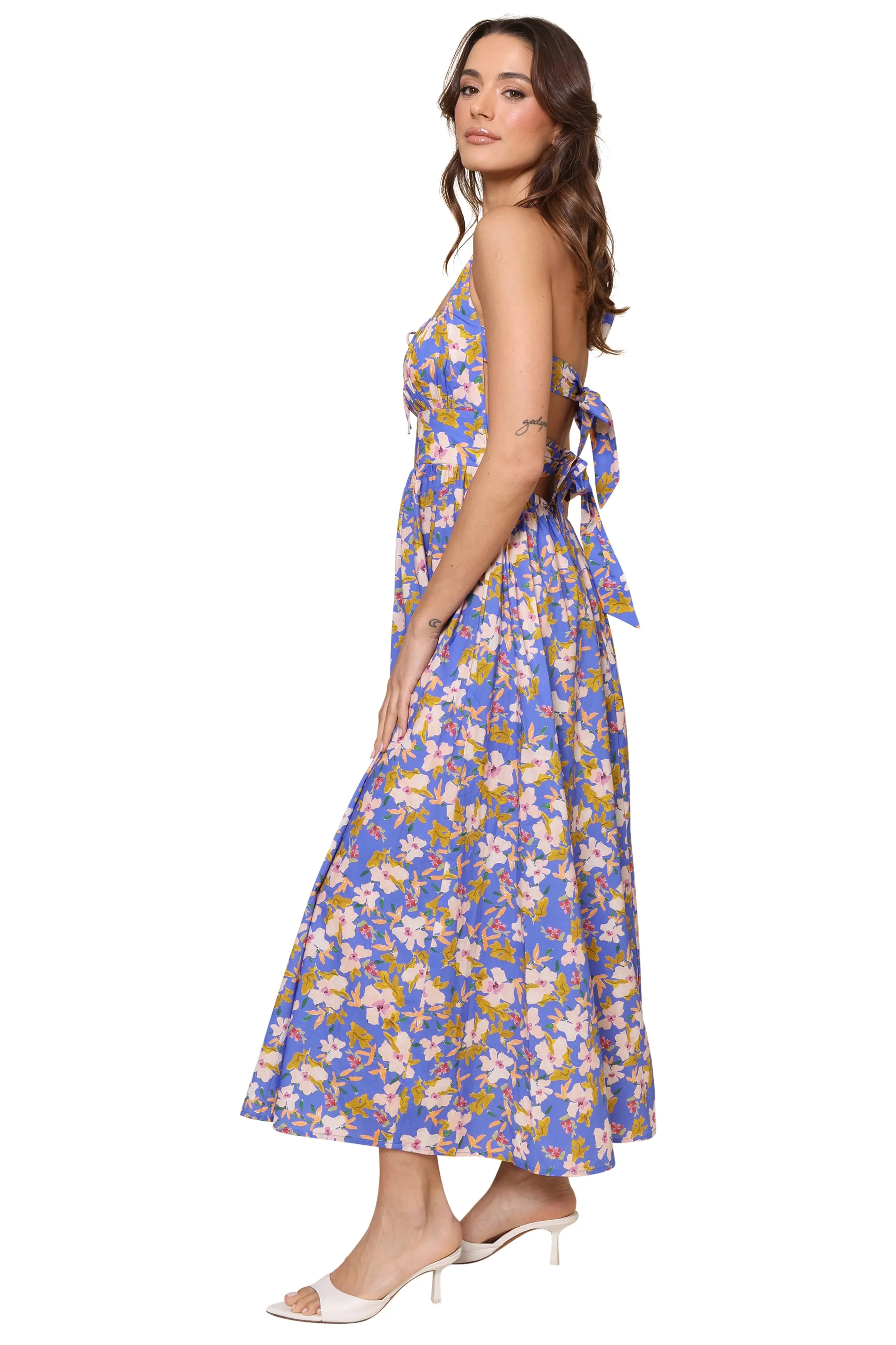 Bella Halter Neck Midi Dress sold by Mixology product image thumbnail 4