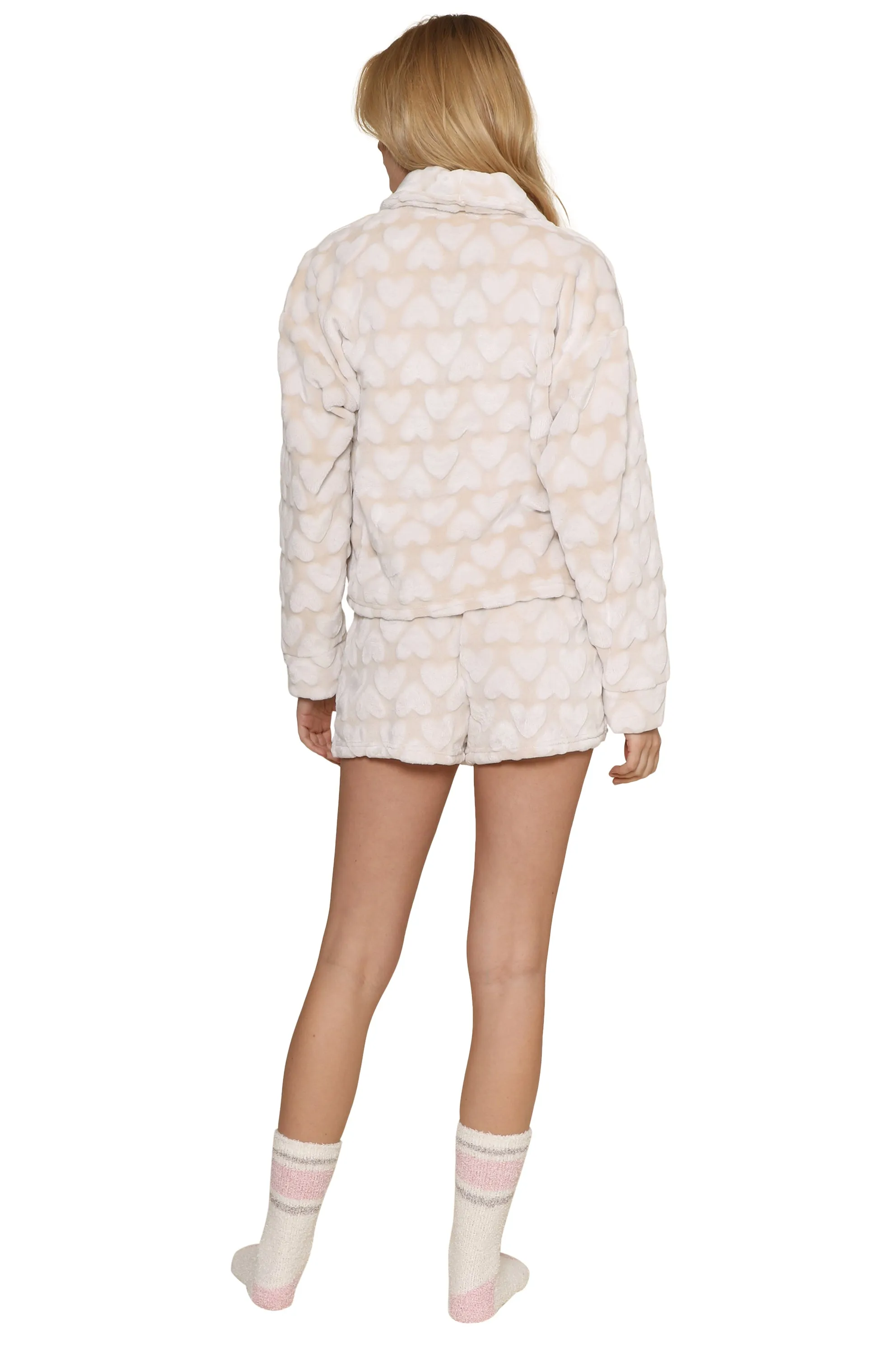 Plush Heart Long Sleeve Top sold by Mixology product image thumbnail 5