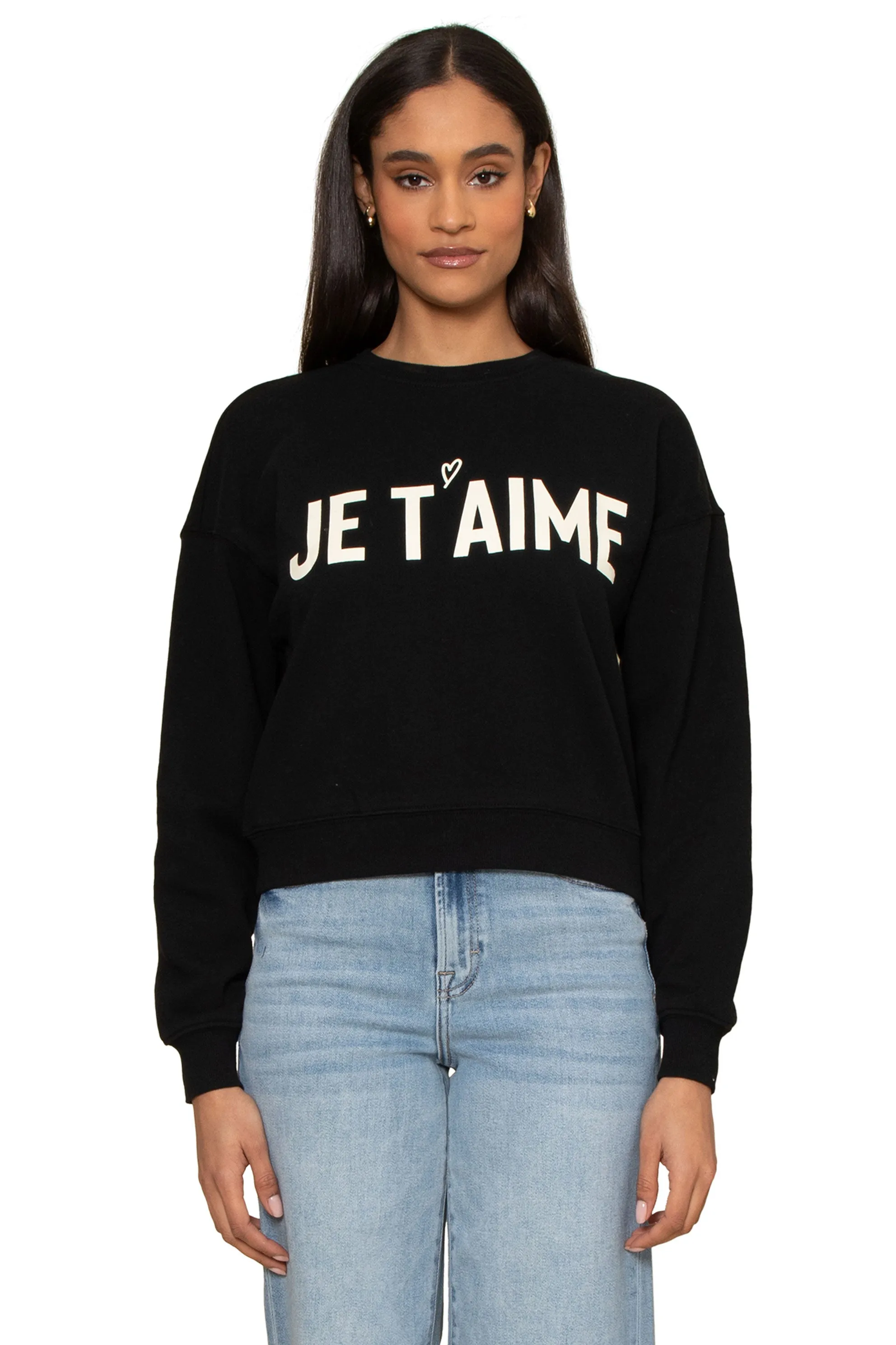 Je T'aime Sweatshirt sold by Mixology product image thumbnail 2