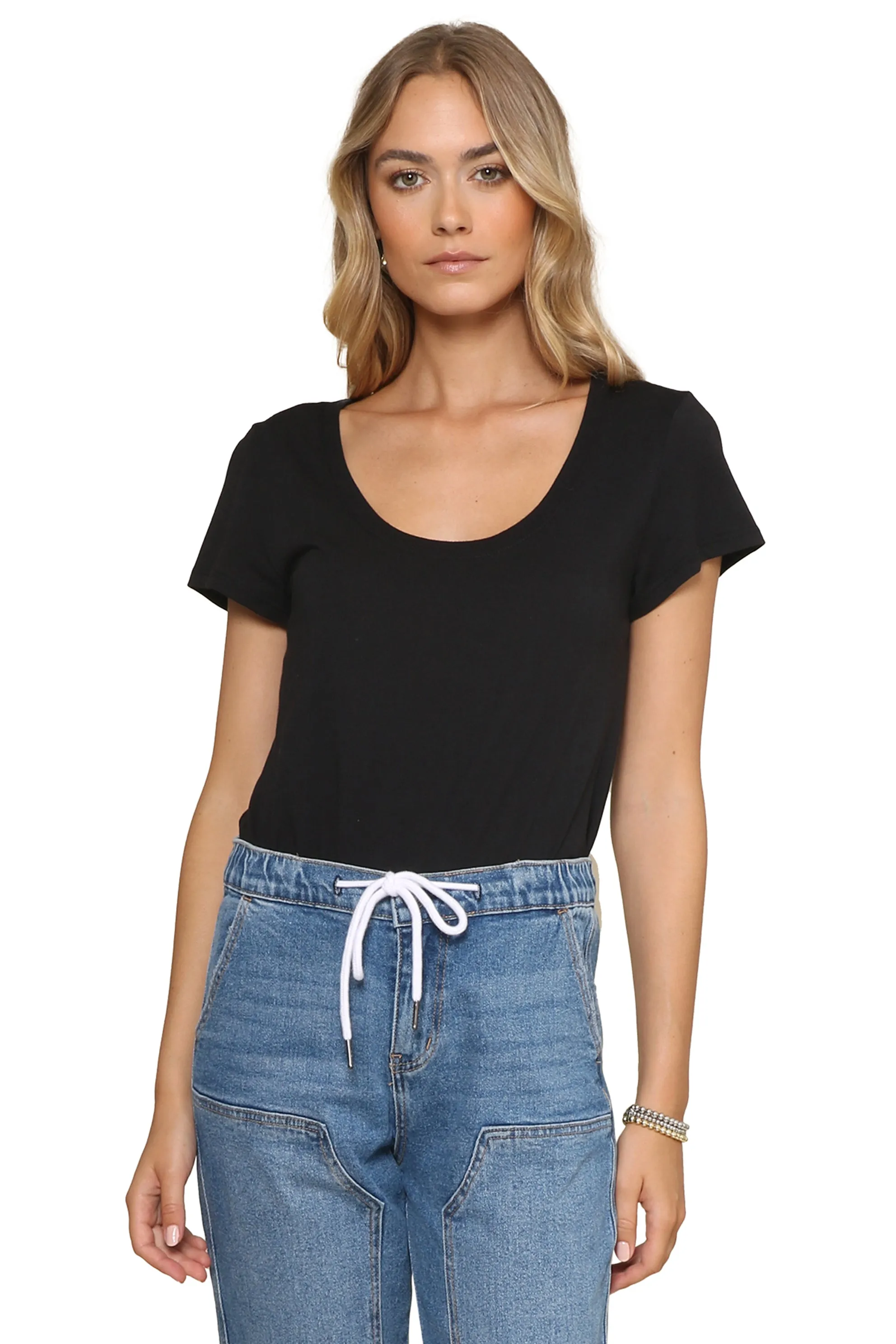 The Scoop Neck Tee sold by Mixology product image thumbnail 3