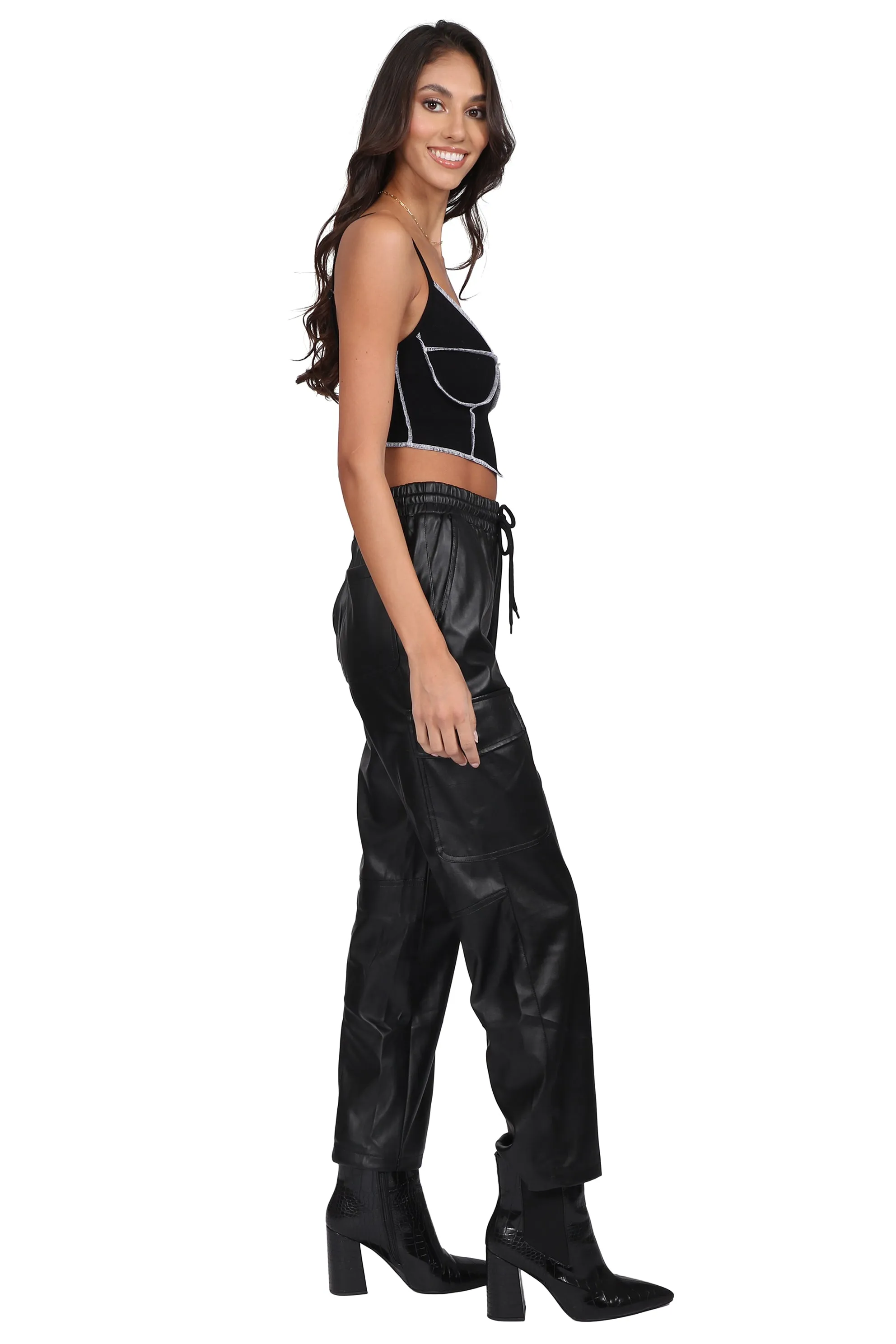 Contrast Handkerchief Top sold by Mixology product image thumbnail 4