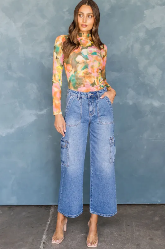 Joelle Mesh Top sold by Mixology