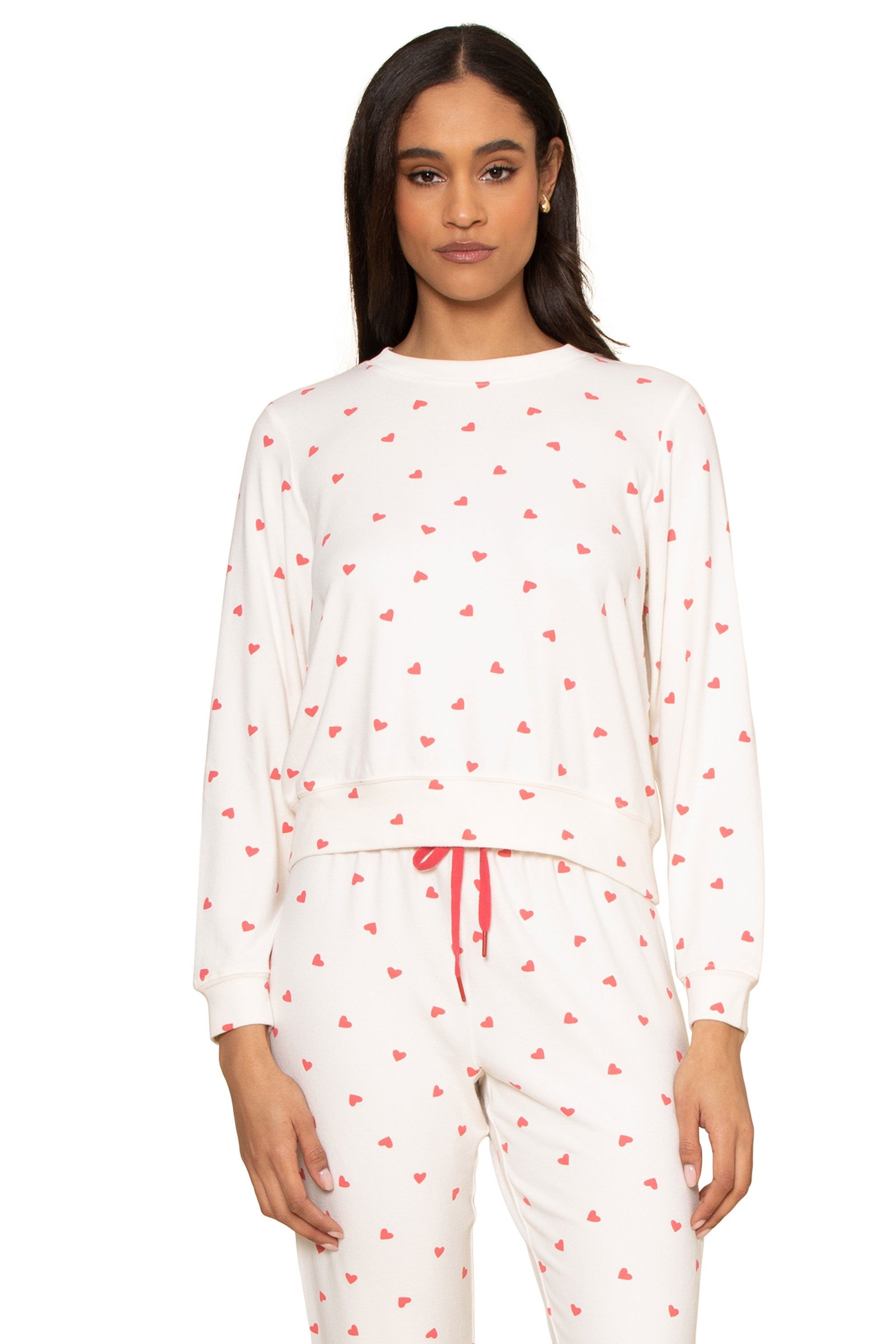 Be Mine Heart Long Sleeve Top sold by Mixology product image thumbnail 2