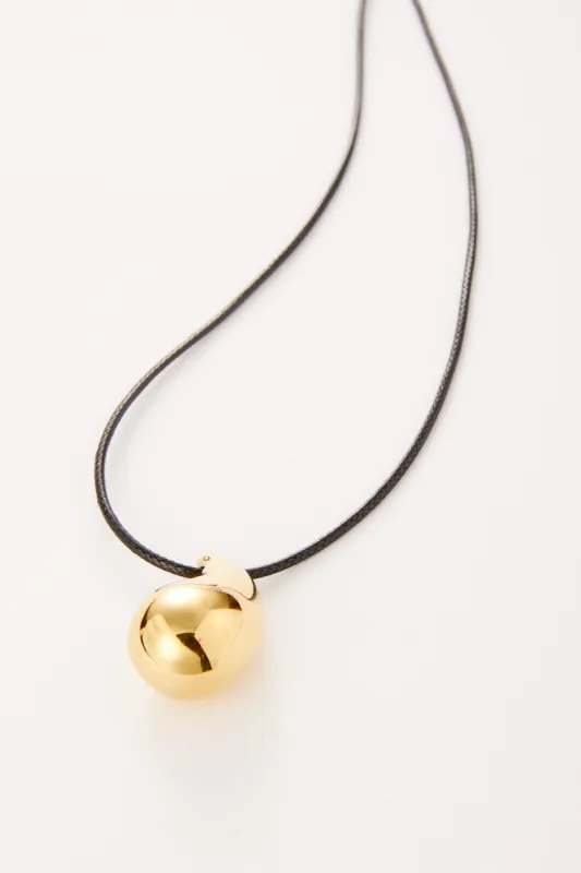 Empire Tear Drop On Cord Necklace made by Mixology