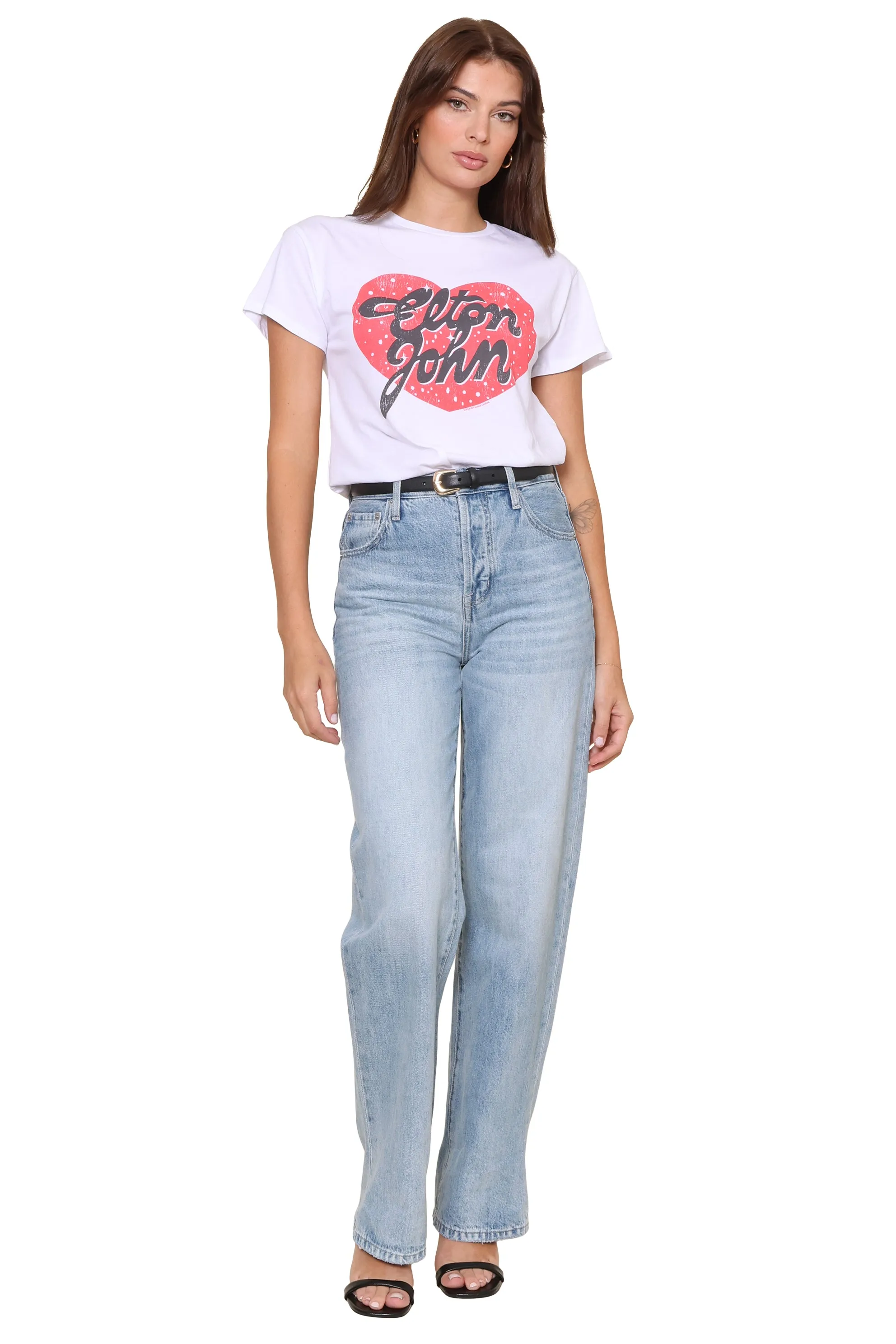 Elton John Logo Heart Tee sold by Mixology product image thumbnail 3