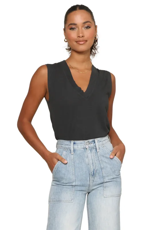 Margot V-Neck Sleeveless Tank sold by Mixology