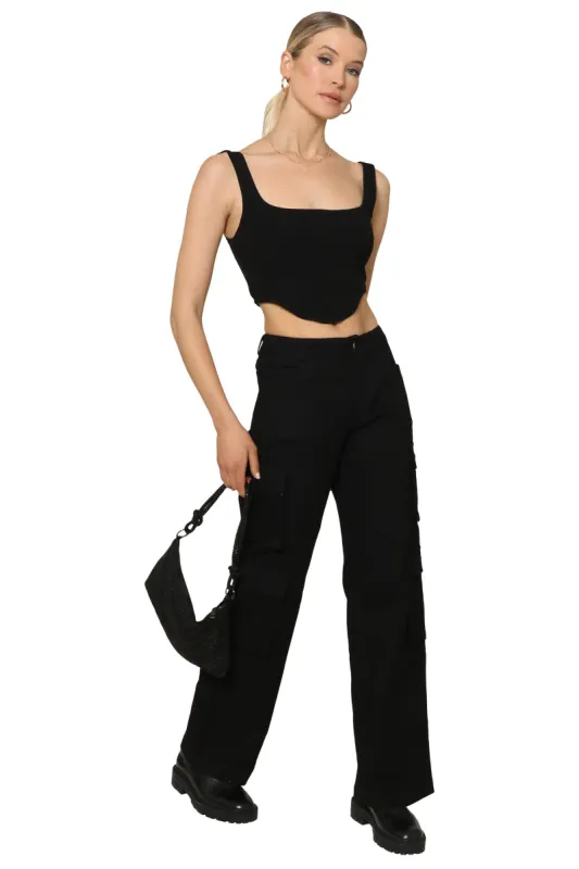 Cutest Corset Knit Top sold by Mixology