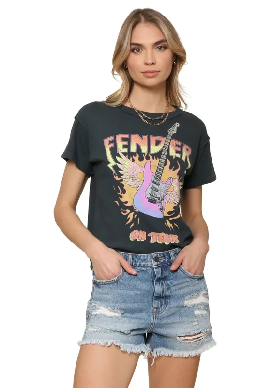 Fender On Tour Reverse GF Tee sold by Mixology