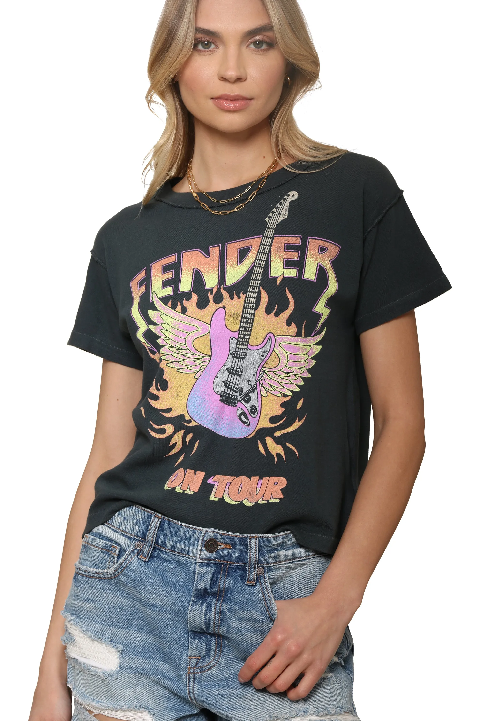 Fender On Tour Reverse GF Tee sold by Mixology product image thumbnail 3