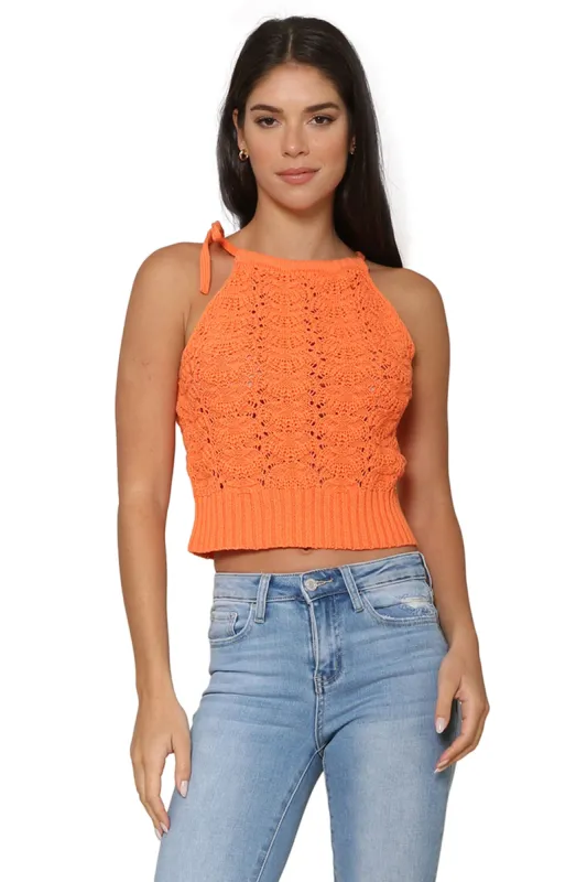 Taylor Neck Tie Top sold by Mixology