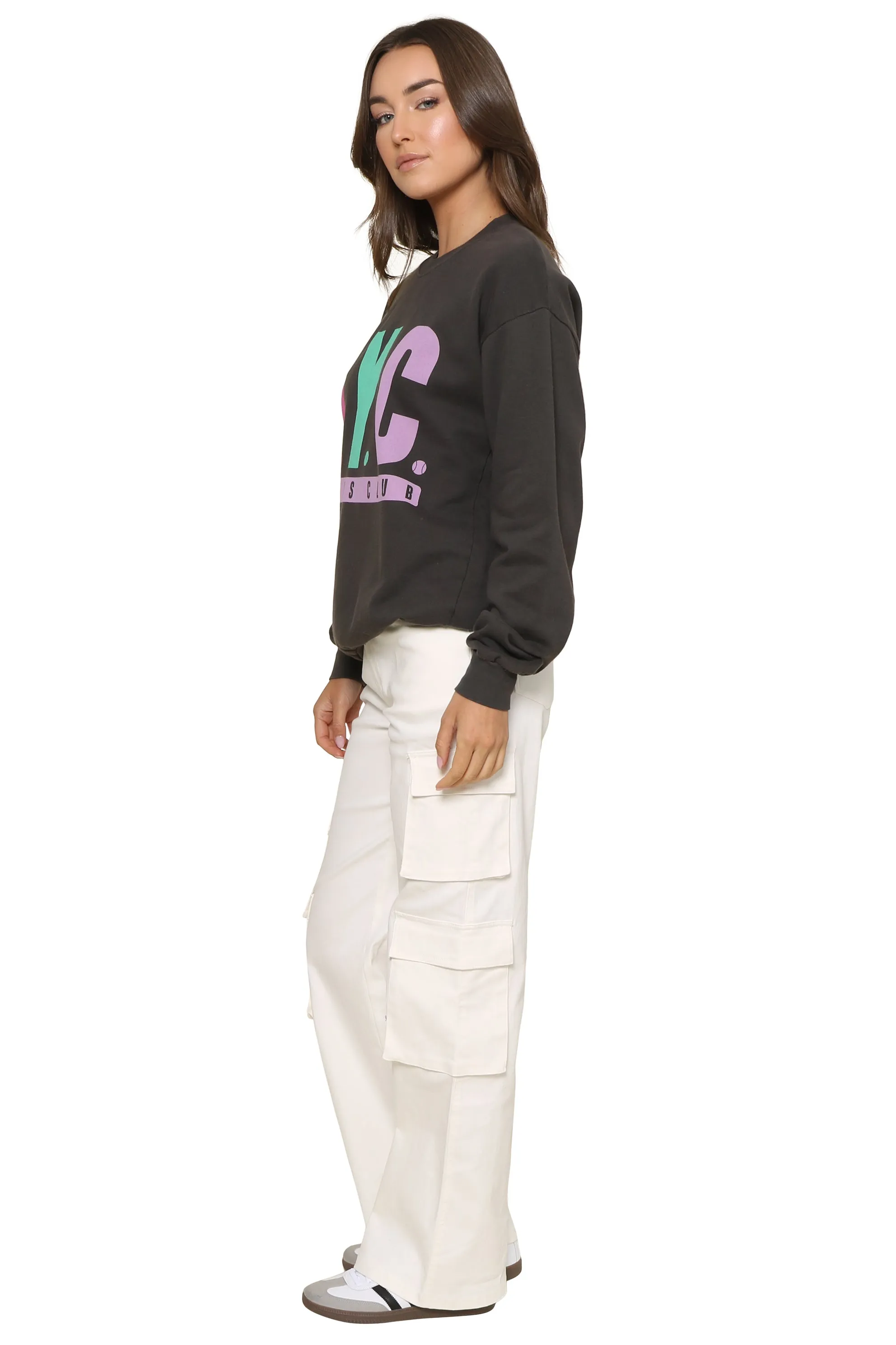NYC Tennis Sweatshirt sold by Mixology product image thumbnail 3
