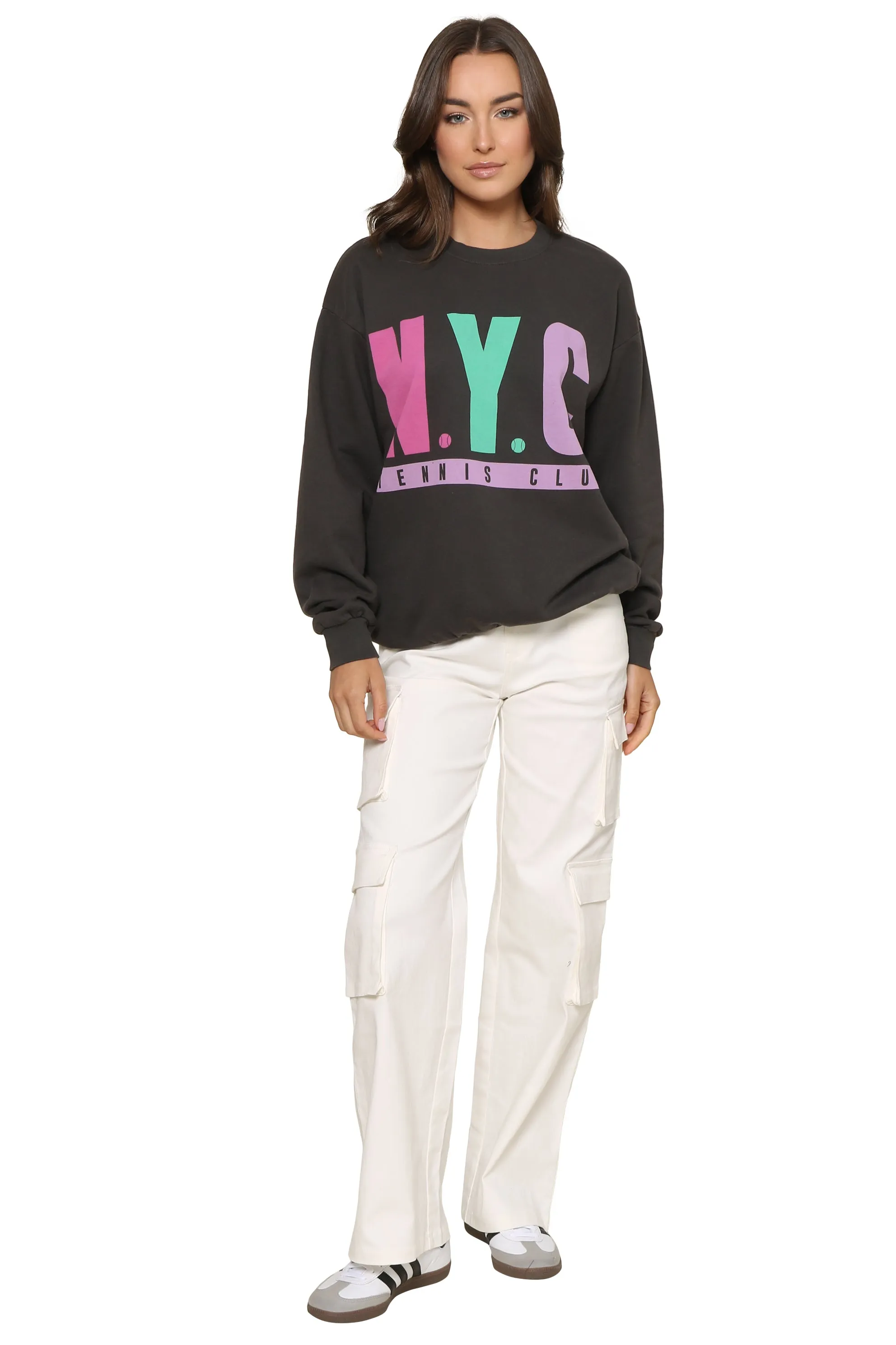 NYC Tennis Sweatshirt sold by Mixology product image thumbnail 2