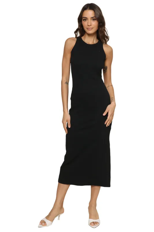 Leila Ribbed Midi Dress sold by Mixology
