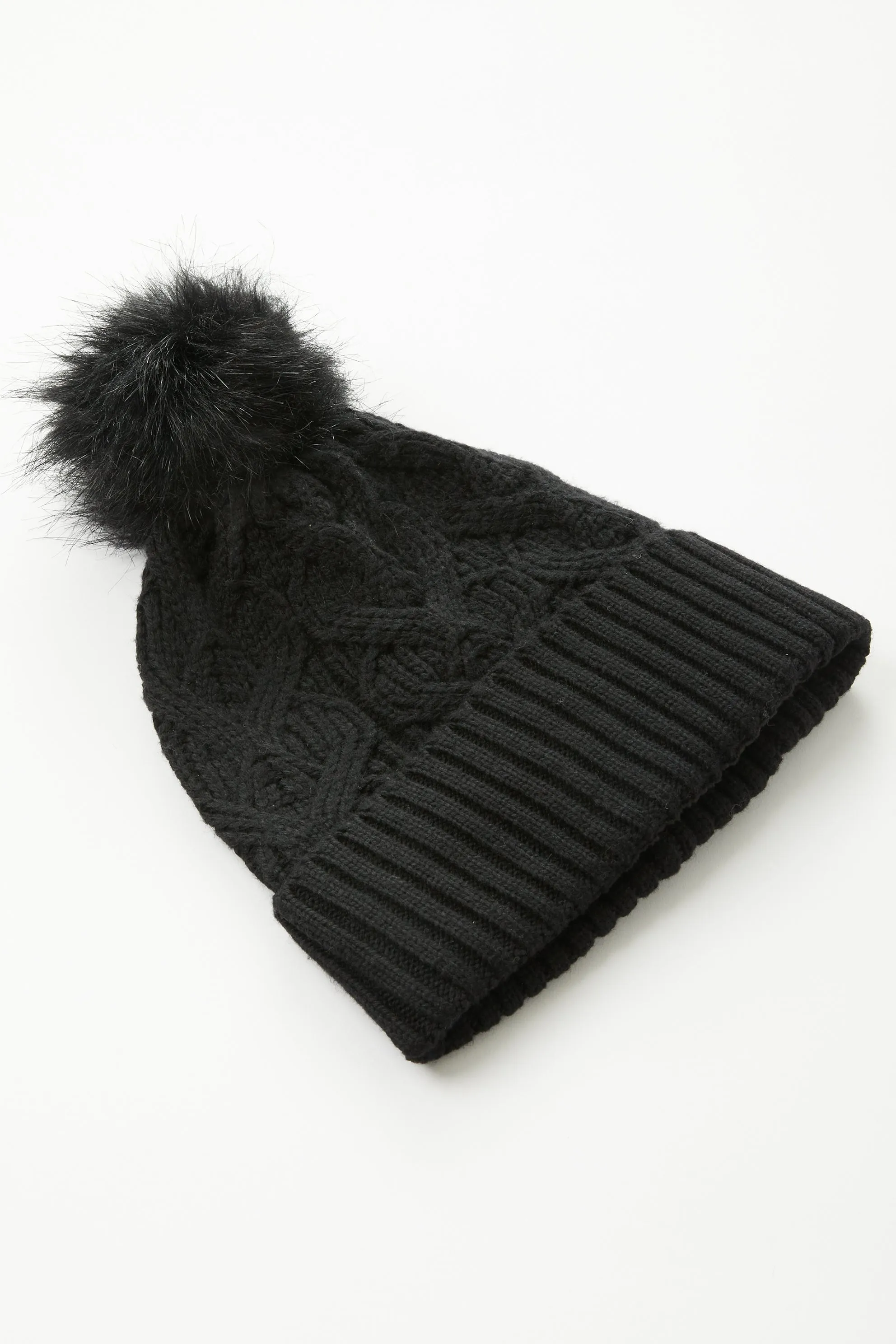 Loopy Cable Pom Hat sold by Mixology product image thumbnail 3