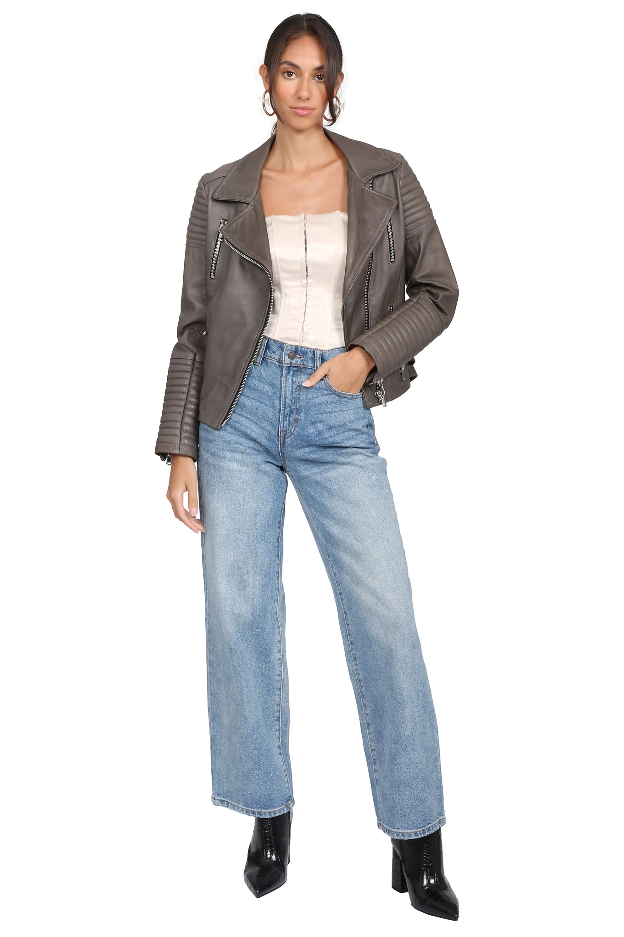 Moto Leather Jacket sold by Mixology product image thumbnail 4