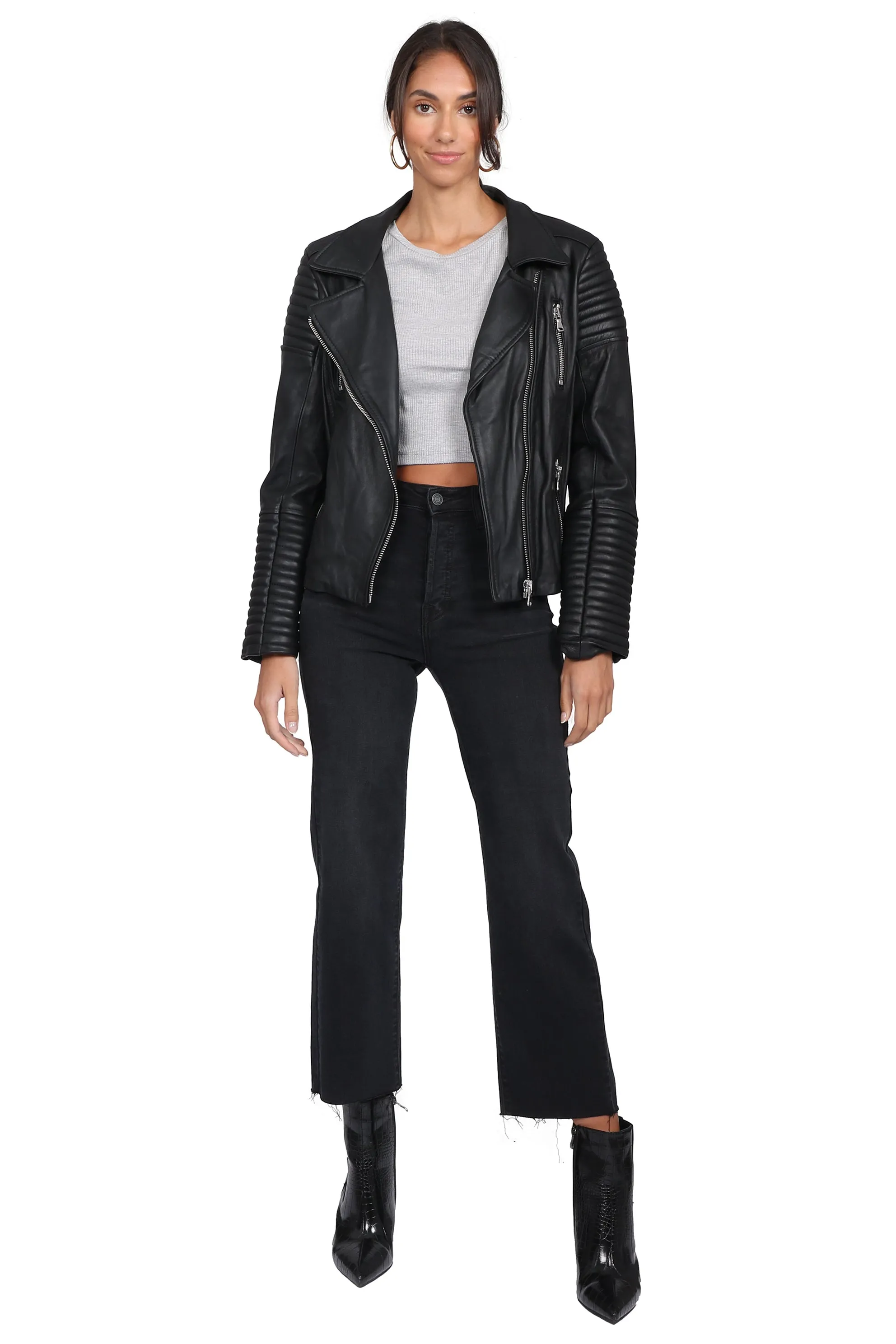 Moto Leather Jacket sold by Mixology product image thumbnail 3
