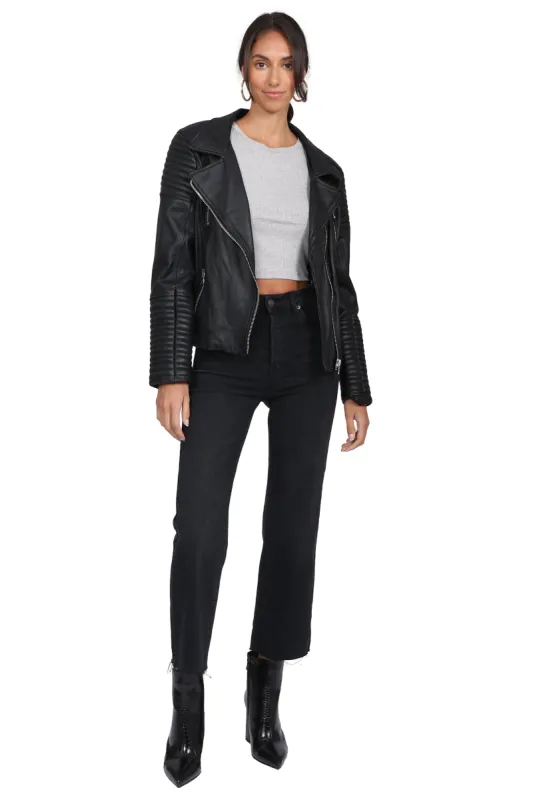 Moto Leather Jacket sold by Mixology