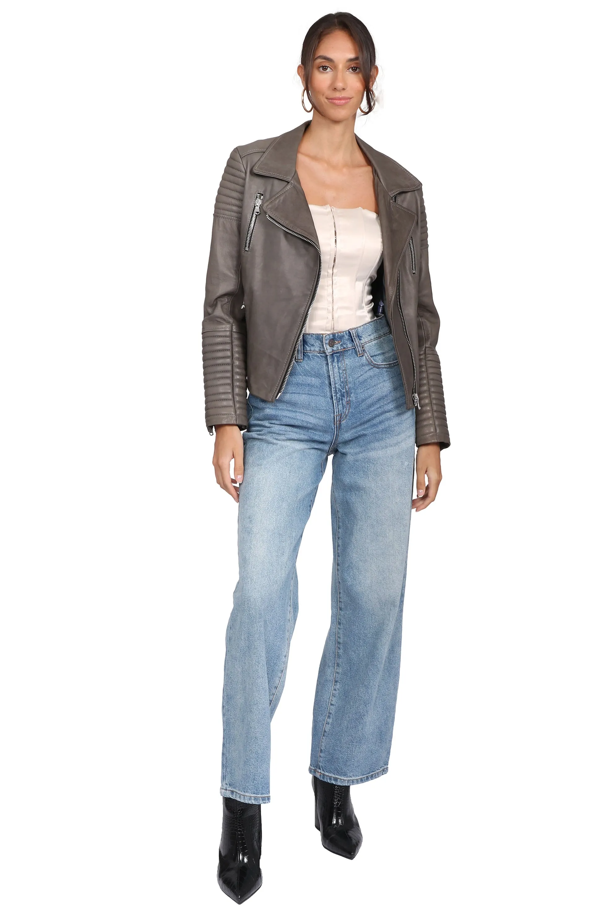 Moto Leather Jacket sold by Mixology product image thumbnail 2