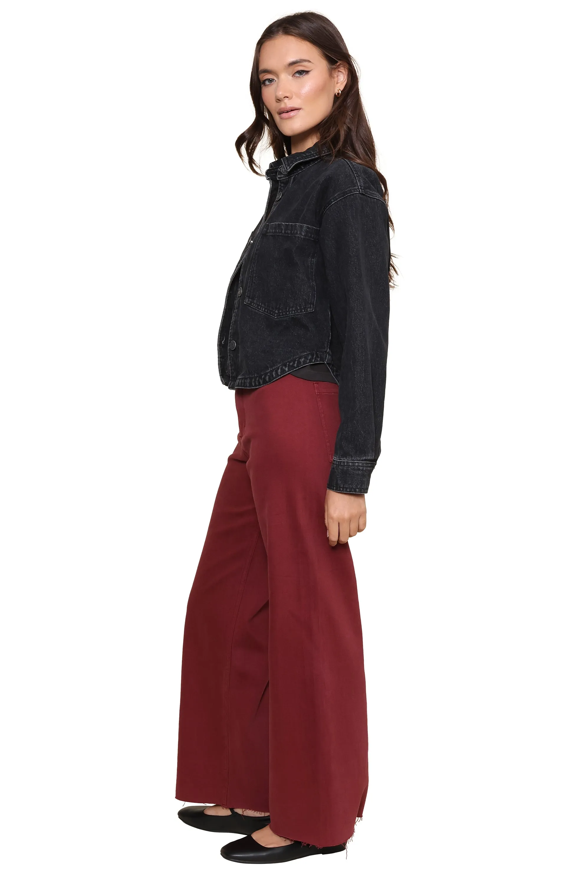 Cropped Denim Jacket sold by Mixology product image thumbnail 4
